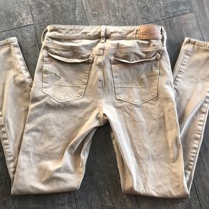 American eagle high waisted khaki jegging